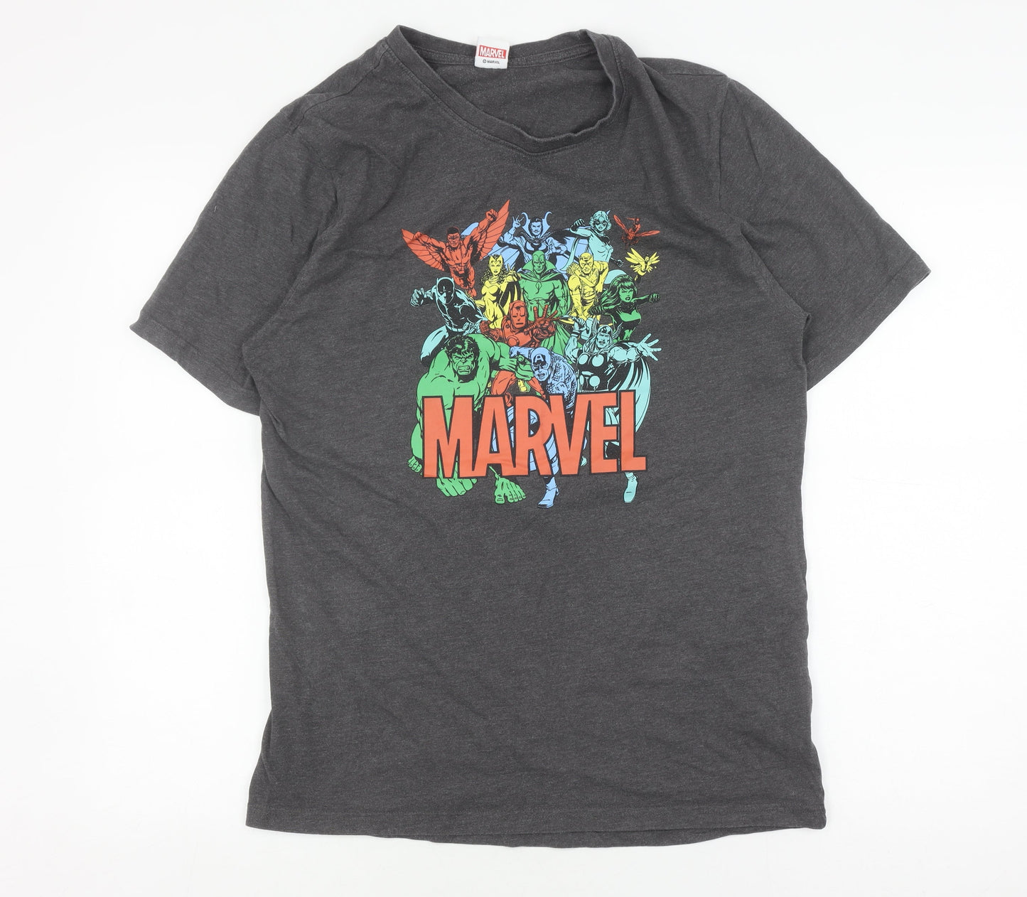 Marvel Men's Grey M T-Shirt Comic Graphic Print