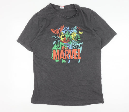 Marvel Men's Grey M T-Shirt Comic Graphic Print