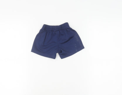 Nike Unisex Baby Blue Shorts, 9 Months, Activewear