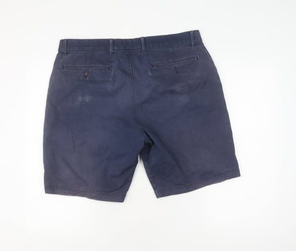 GAP Men's Blue Chino Shorts Size 35 - Casual Summer