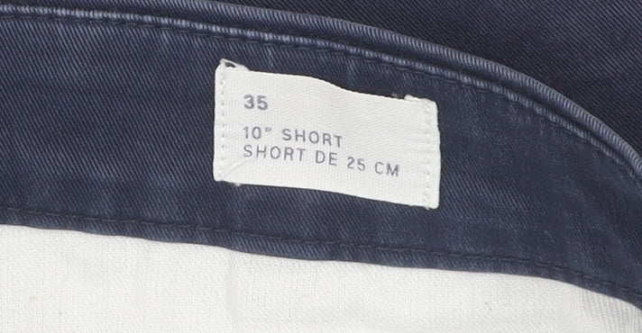GAP Men's Blue Chino Shorts Size 35 - Casual Summer
