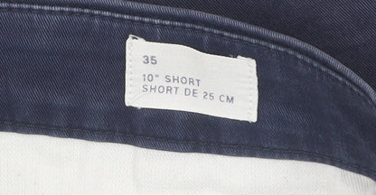 GAP Men's Blue Chino Shorts Size 35 - Casual Summer
