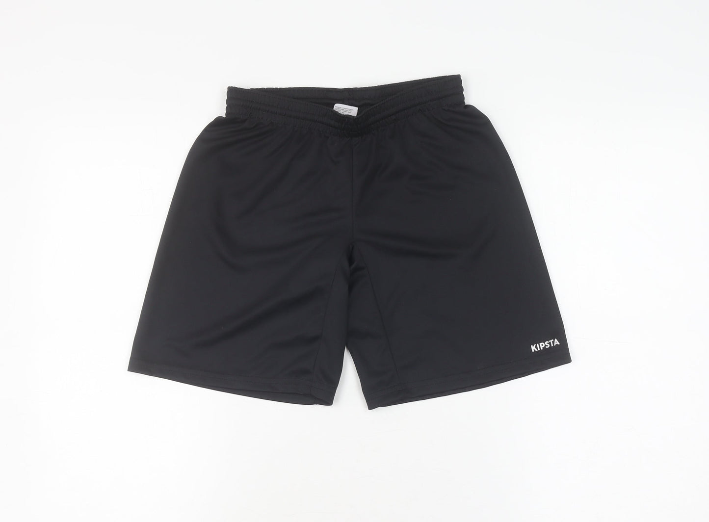 Kipsta Boys Black Athletic Shorts Size 10-11 Years