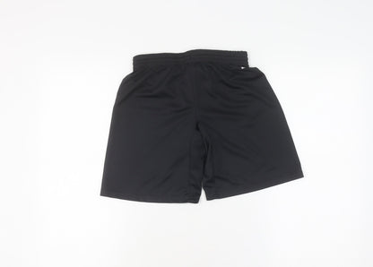 Kipsta Boys Black Athletic Shorts Size 10-11 Years