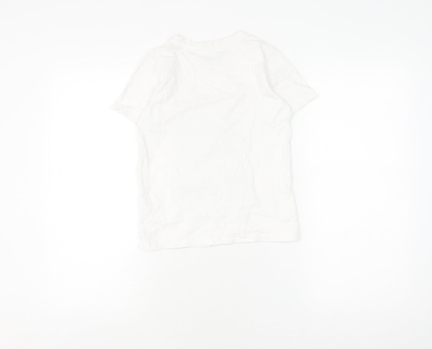 Barbie Girls White T-Shirt 7-8 Years, Graphic Print Jersey