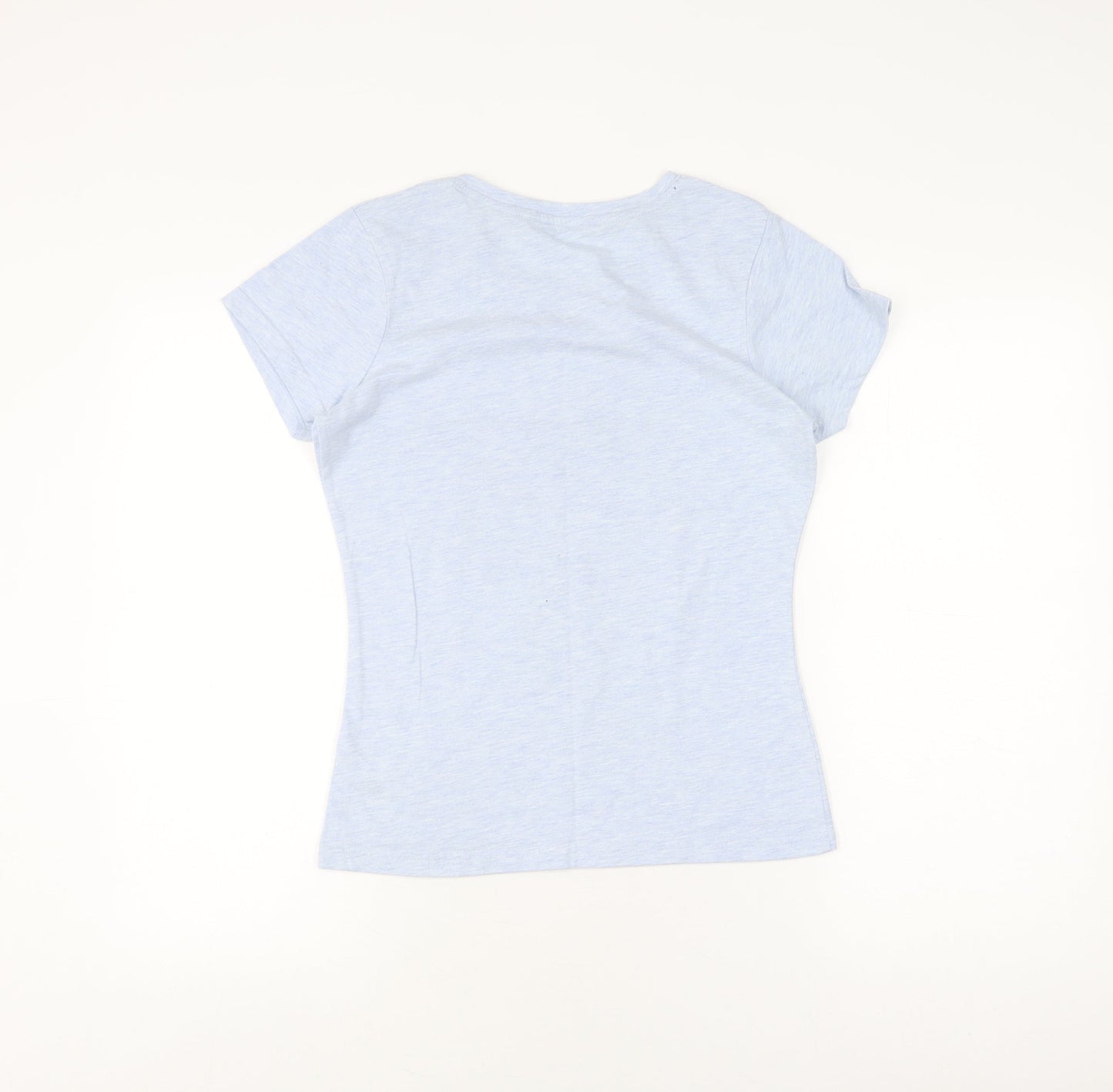 Disney at George Blue Girls T-Shirt 8-10 Winnie the Pooh Glitter