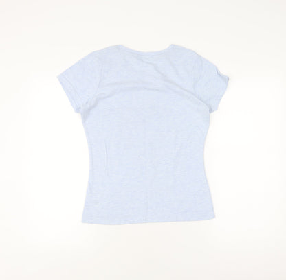 Disney at George Blue Girls T-Shirt 8-10 Winnie the Pooh Glitter