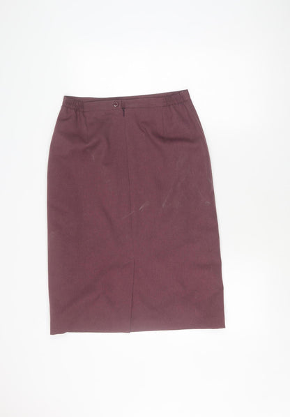 Style by EWM Women's Purple Pencil Skirt Size 12