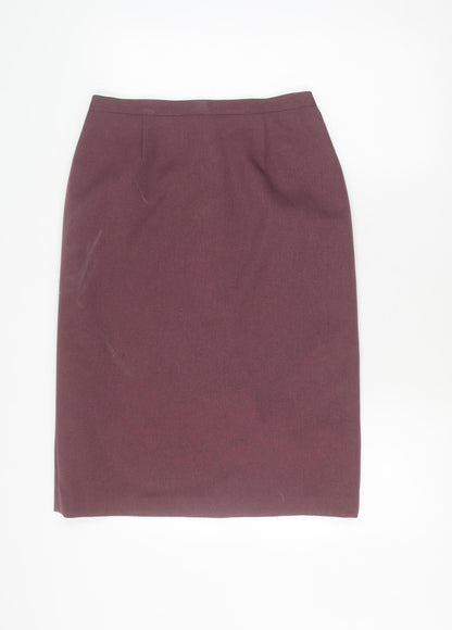 Style by EWM Women's Purple Pencil Skirt Size 12