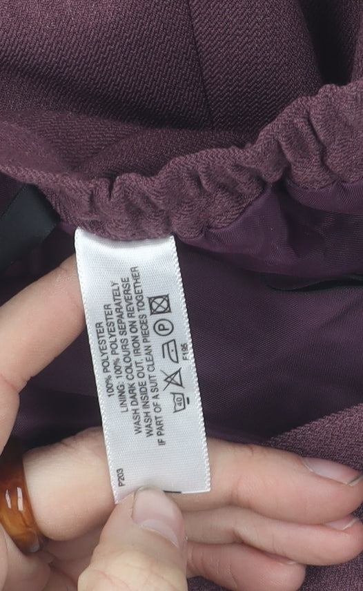Style by EWM Women's Purple Pencil Skirt Size 12