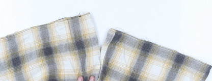 BDG Women's Multicoloured Plaid Trousers, Size S, Flannel