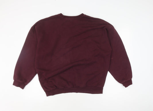 Adidas Unisex Purple Sweatshirt Size 16 Pullover