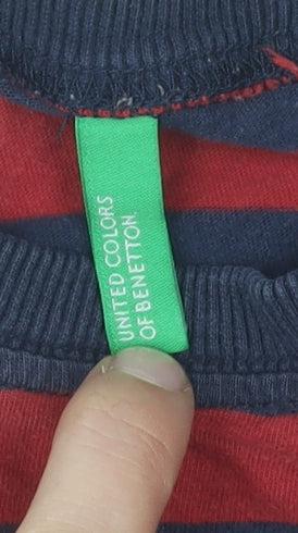 United Colors of Benetton Boys Striped T-Shirt XS