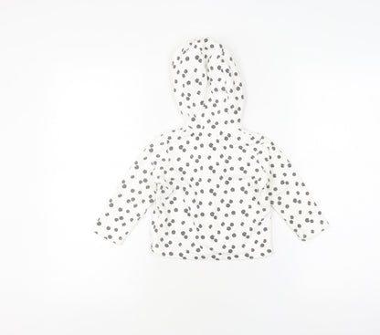 Disney Girls Hooded Jacket Minnie Mouse 9-12 Months Polka Dot