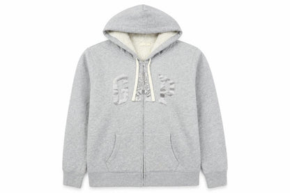 Womens UK Size L Gap Grey Hooded Jacket