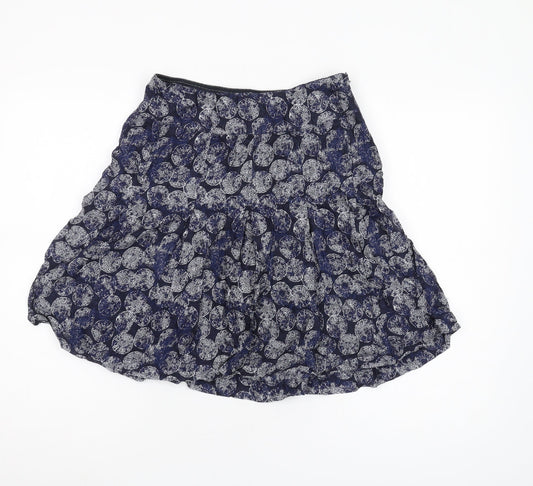 FatFace Women's Blue Pleated Skirt Size 8