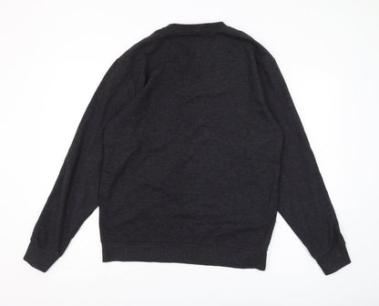 ARSHID WEAR Men's Black 2XL Pullover Sweatshirt