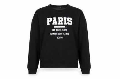 Womens UK Size S Pull&Bear Black Pullover Sweatshirt