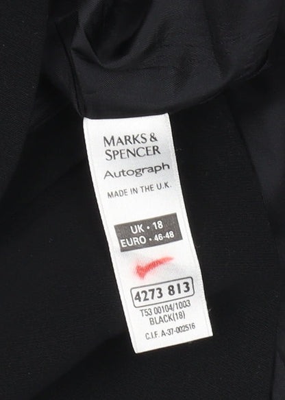Marks and Spencer Women's Black Blazer Size 18