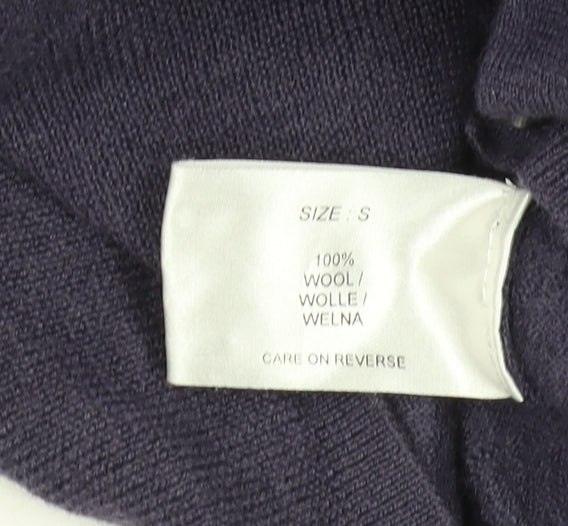 Marcus Law Women's Purple Wool Cardigan, Size S