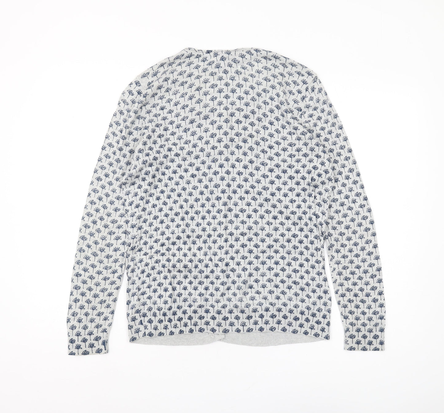 He Loves Me Women's Blue Floral Cardigan XL