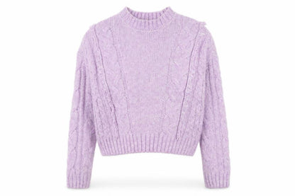 Womens UK Size XS Brave Soul Purple Pullover Jumper