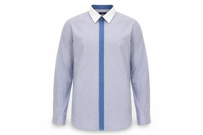 Next Men's Blue Slim Fit Long Sleeve Shirt 17