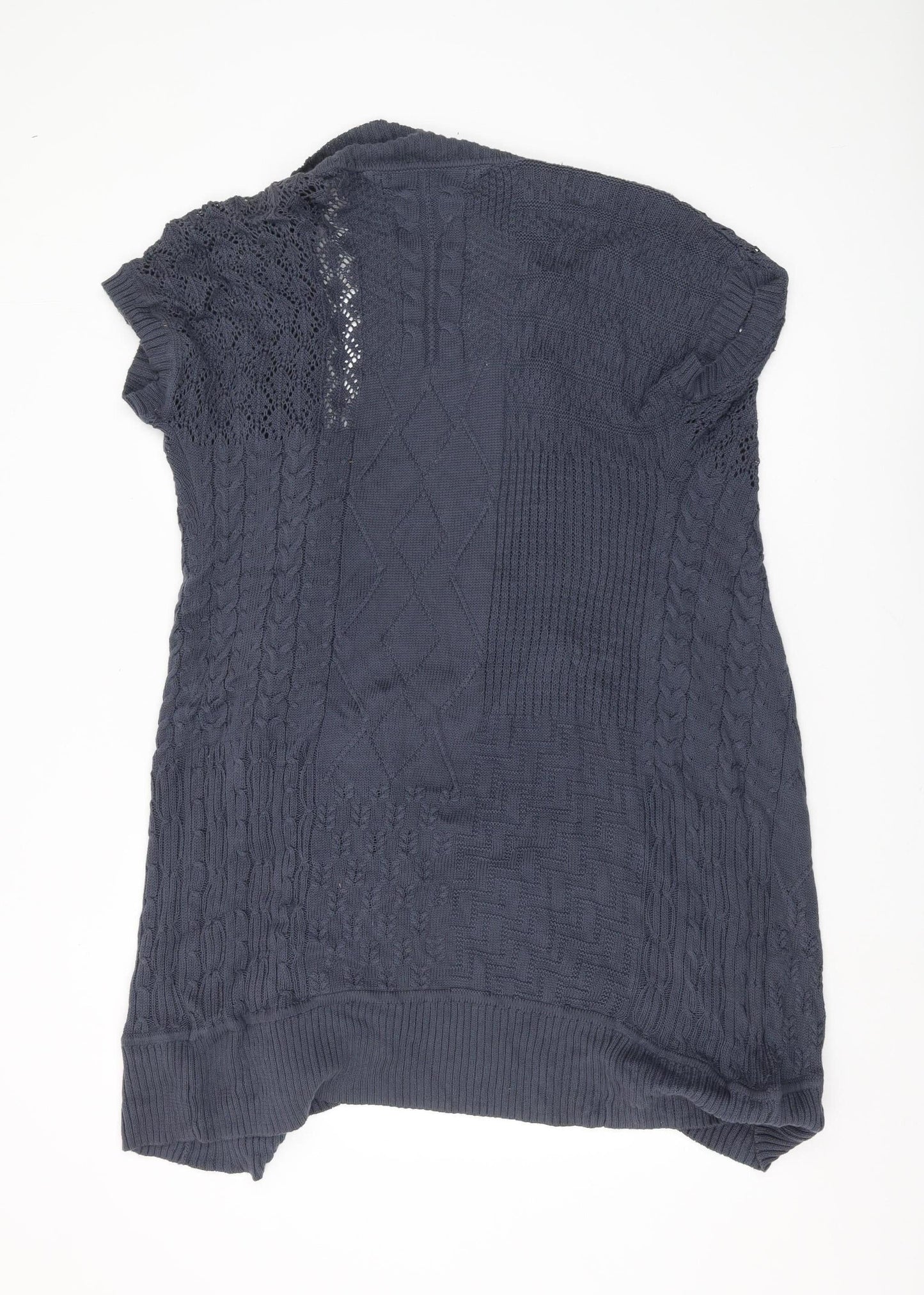 Womens UK Size S Tommy Hilfiger Blue Cardigan Jumper