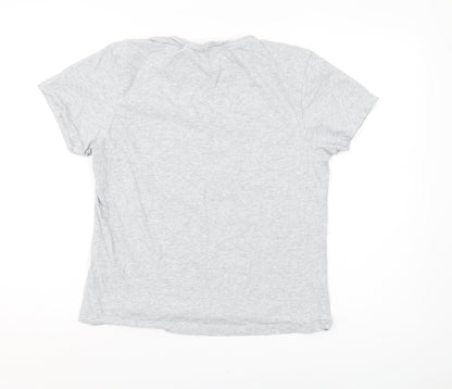 Womens UK Size L Marc O'Polo Grey Basic T-Shirt