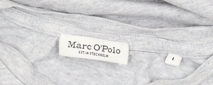 Womens UK Size L Marc O'Polo Grey Basic T-Shirt