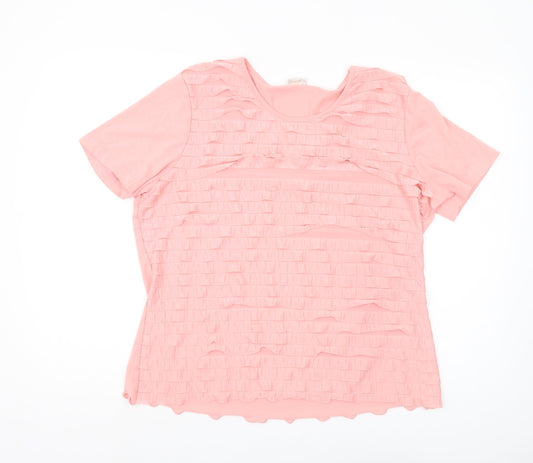 Womens UK Size 18 Damart Pink  T-Shirt