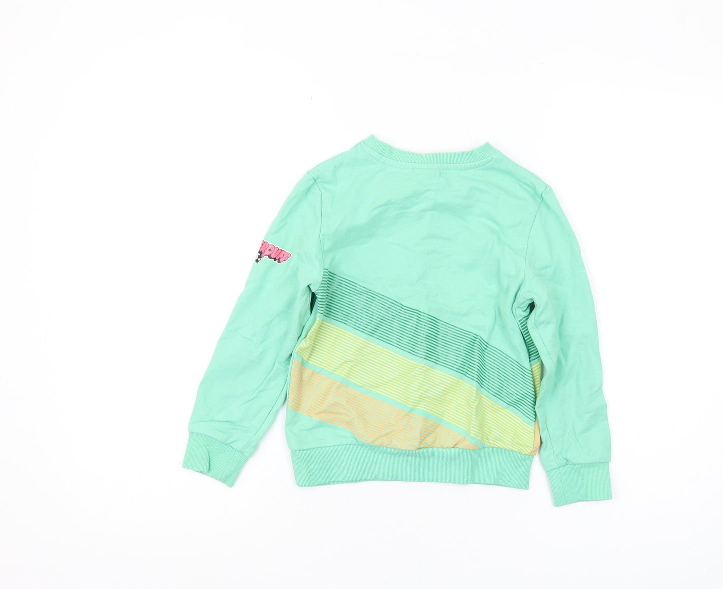 The Powerpuff Girls Green Sweatshirt Girls 7 Years