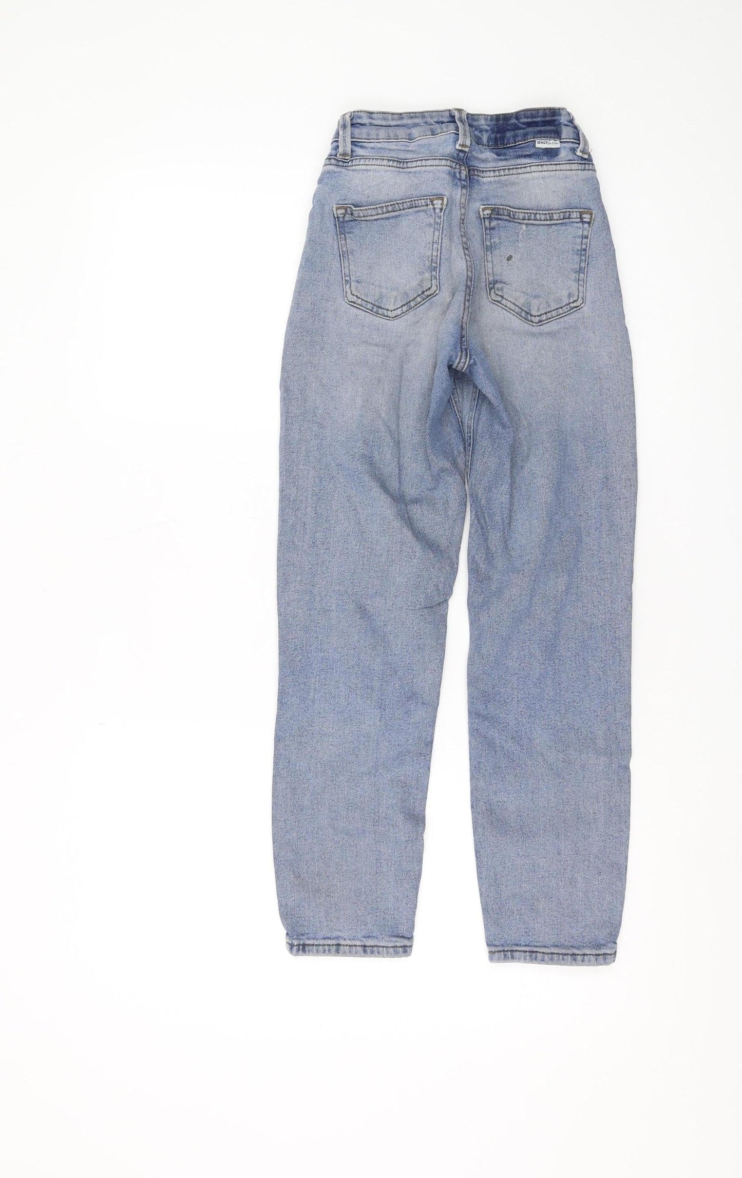 ONLY Women's Blue Straight Jeans XS Light Denim