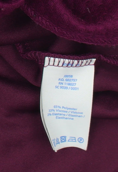 Boden Women's Purple Sheath Dress Size 10, Versatile & Chic