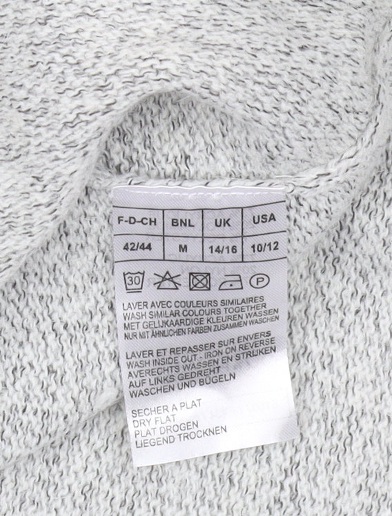 Womens UK Size M Damart Grey Pullover Jumper
