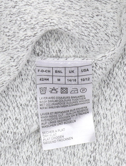 Womens UK Size M Damart Grey Pullover Jumper