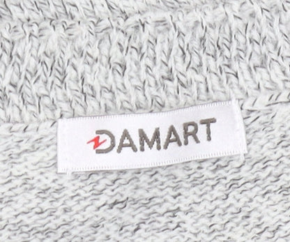 Womens UK Size M Damart Grey Pullover Jumper