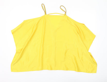 Womens UK Size S River Island Yellow  Tank