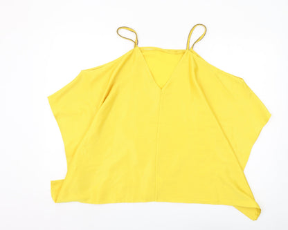 Womens UK Size S River Island Yellow  Tank