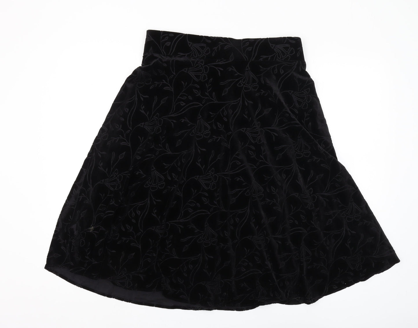 Marks and Spencer Women's Black A-Line Skirt Size 14