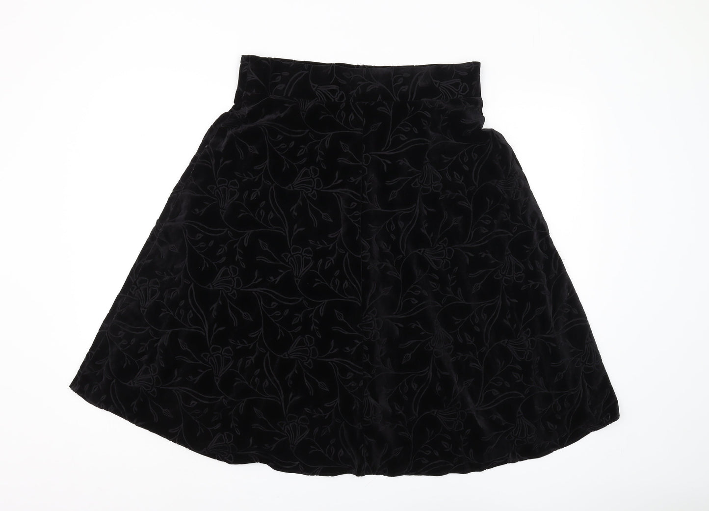 Marks and Spencer Women's Black A-Line Skirt Size 14