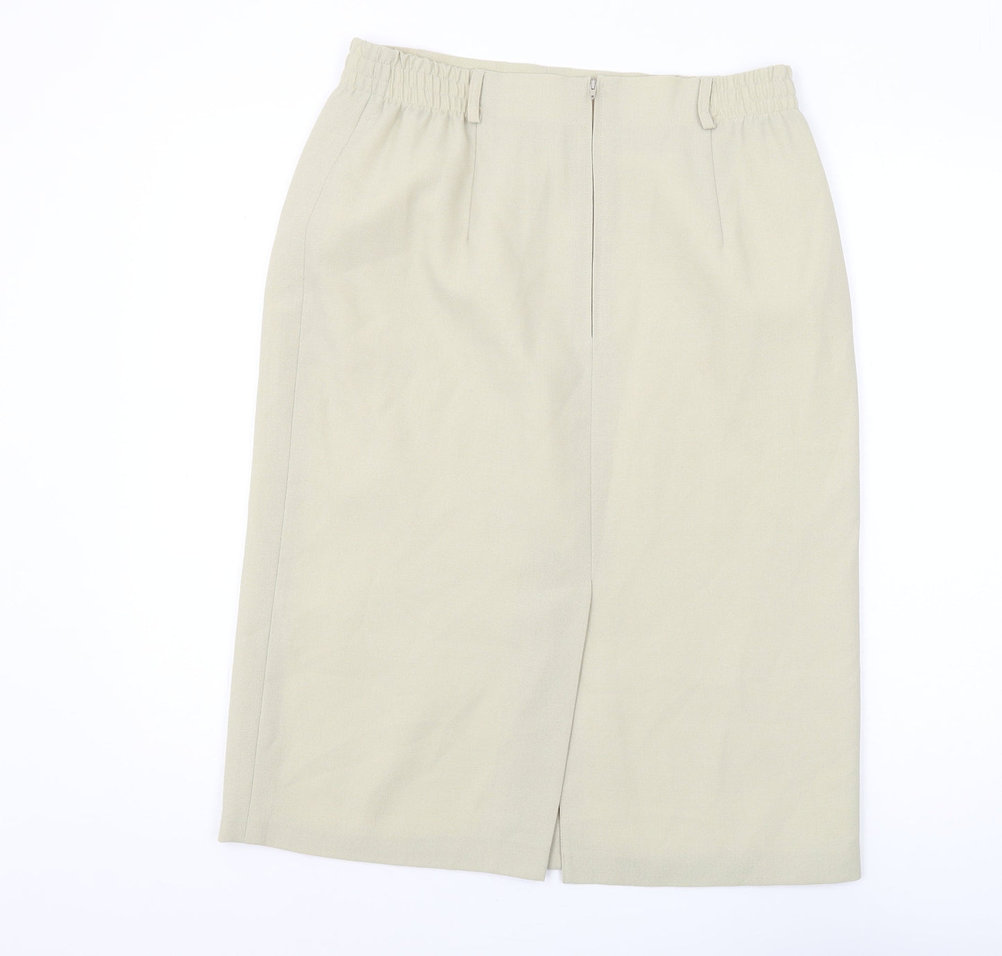 Jacques Vert Women's Beige Pencil Skirt Size 16
