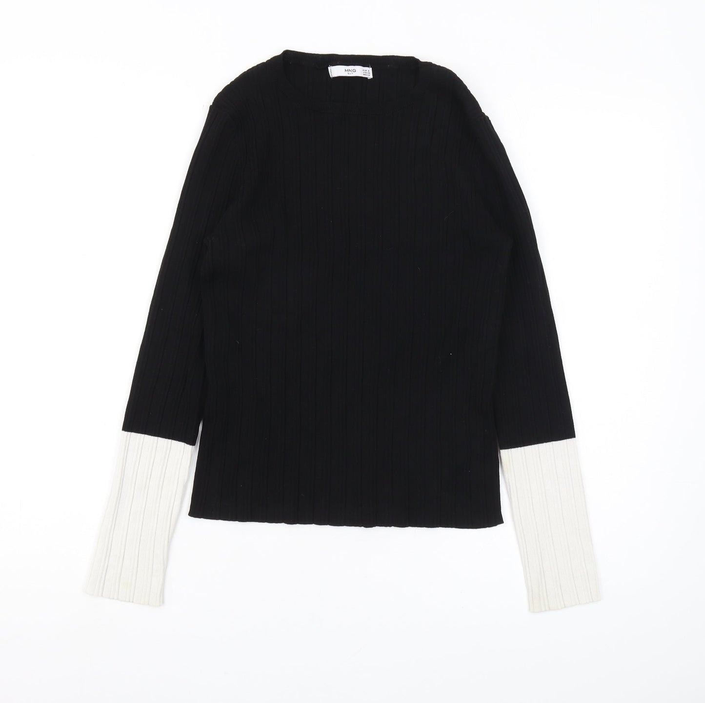 Womens UK Size S MNG Black Pullover Jumper