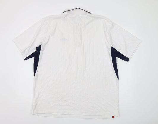 Umbro Men's White 2XL Polo Shirt