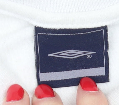 Umbro Men's White 2XL Polo Shirt