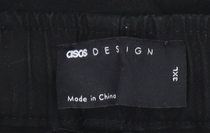 ASOS Men's Black Jogger Trousers 3XL Relaxed Fit