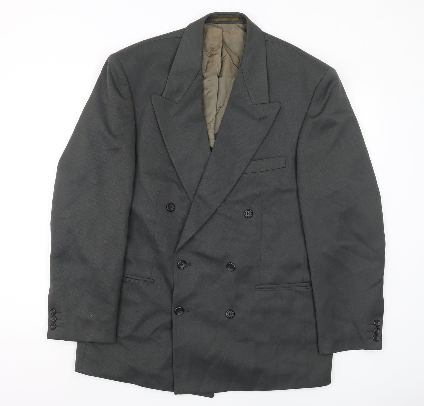 Mens UK Size 40 Burton Regular Grey Suit Jacket