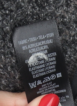 Marks and Spencer Women's Grey Check Pencil Skirt Size 14