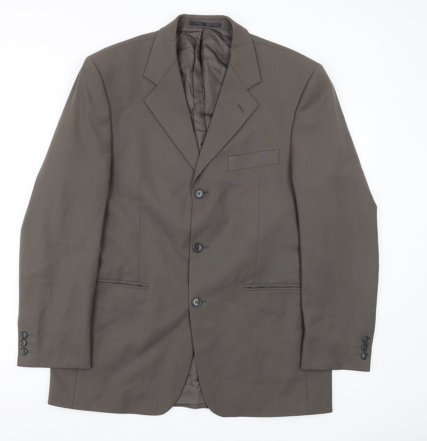 Mens UK Size 40 Burton Regular Brown Suit Jacket