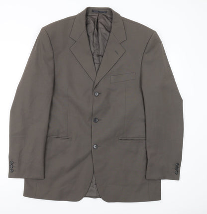 Mens UK Size 40 Burton Regular Brown Suit Jacket